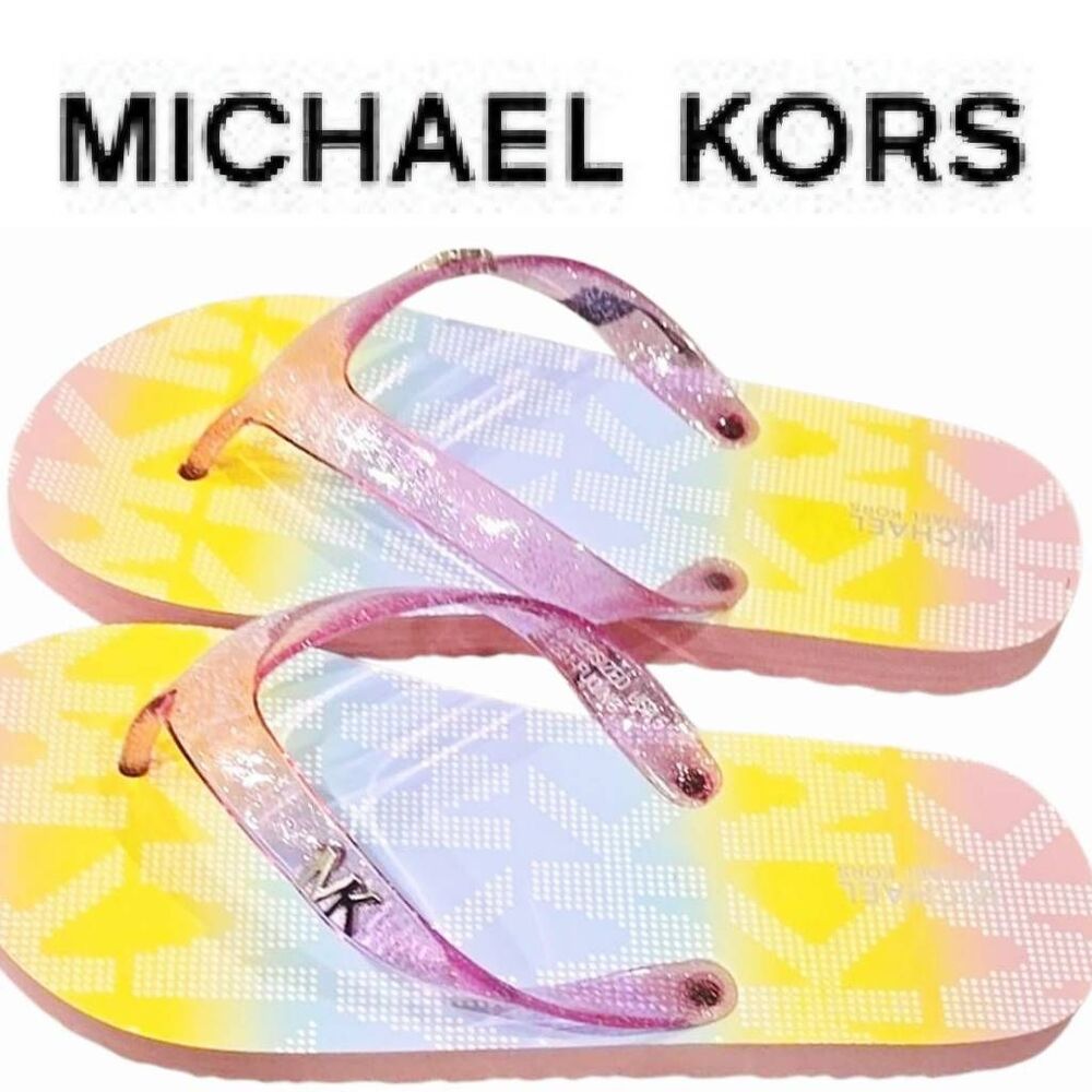 Michael‎ Kors Endine Thong Sandals- Watercolor